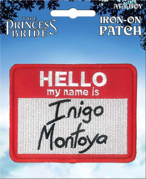 The Princess Bride - Inigo Montoya "Hello My Name Is" Patch - Sweets and Geeks