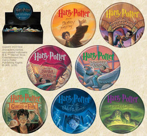 Harry Potter Literary Collection Buttons - Sweets and Geeks