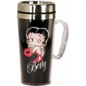 Betty Boop Kiss Insulated Travel Mug - Sweets and Geeks