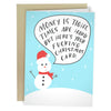Here's Your Fucking Christmas Card Greeting Card - Sweets and Geeks