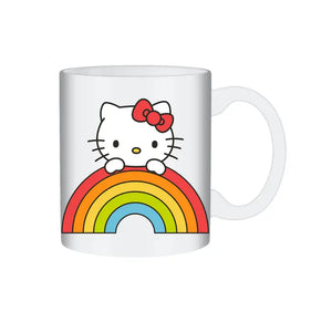 Hello Kitty Rainbow 20oz Ceramic Mug - Sweets and Geeks