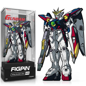 Gundam Wing Gundam Zero FiGPiN Classic 3-Inch Enamel Pin - Sweets and Geeks