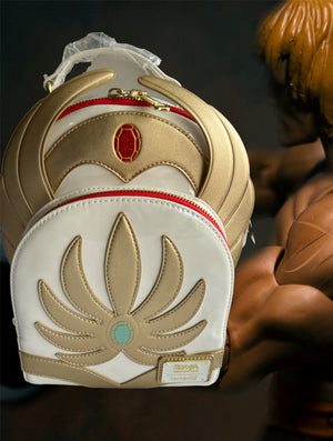 Loungefly She-Ra Princess of Power New White Gold Backpack, LE WONDERCON - Sweets and Geeks
