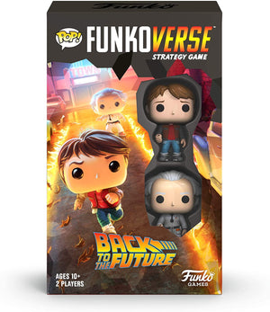 Funko Pop Funkoverse Strategy Game: Back to the Future - #100 - 2-Pack (Item #46068) - Sweets and Geeks
