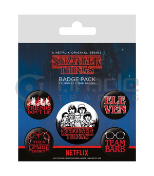 Stranger Things Badge Pack - Sweets and Geeks