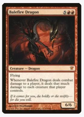Balefire Dragon - Innistrad - #129/264 - Sweets and Geeks