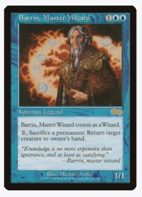 Barrin, Master Wizard - Urza's Saga - #63/350 - Sweets and Geeks