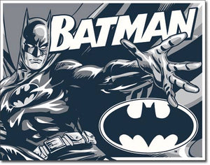 Batman - Duotone Metal Tin Sign - Sweets and Geeks