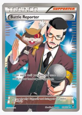 Battle Reporter (109 Full Art) XY - Furious Fists # 109/111 - Sweets and Geeks