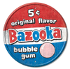 Bazooka 5 Cents - Round - Sweets and Geeks
