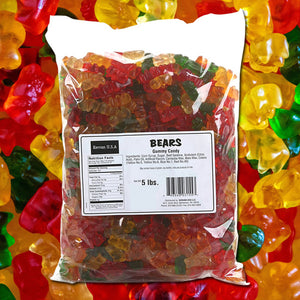 Kervan Gummy Bears 5lb Bulk - Sweets and Geeks