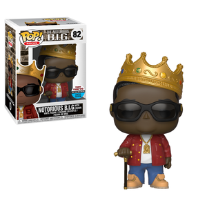 Funko Pop Rocks: The Notorious B.I.G. - Notorious B.I.G. with Crown (Toy Tokyo) #82 - Sweets and Geeks