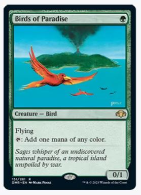 Birds of Paradise - Dominaria Remastered - #151/261 - Sweets and Geeks