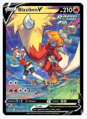 Blaziken V SWSH12: Silver Tempest Trainer Gallery # TG14/TG30 - Sweets and Geeks