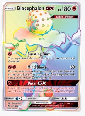 Blacephalon GX (Secret) SM - Lost Thunder # 219/214 - Sweets and Geeks