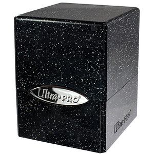 Ultra Pro Satin Cube Glitter Black - Sweets and Geeks