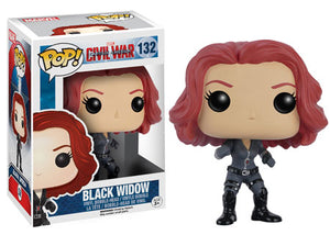 Funko Pop!: Marvel Captain America: Civil War - Black Widow #132 - Sweets and Geeks