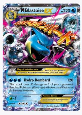 M Blastoise EX XY Base Set # 30/146 - Sweets and Geeks