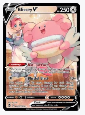 Blissey V SWSH12: Silver Tempest Trainer Gallery # TG22/TG30 – Sweets and  Geeks