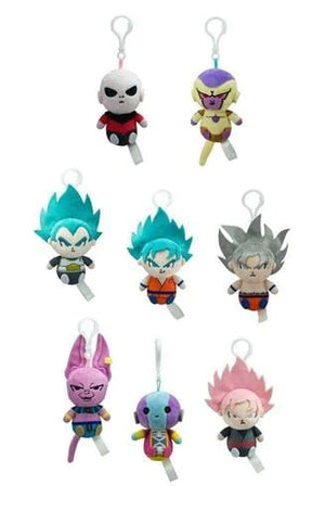 Dragon Ball Super 3" Plush Backpack Hangers - Sweets and Geeks