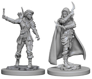 Pathfinder Deep Cuts Unpainted Miniatures: W01 Human Female Rogue - Sweets and Geeks