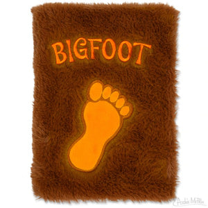 Fuzzy Bigfoot Notebook - Sweets and Geeks