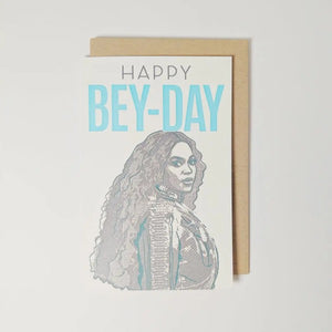 Happy Bey-Day Greeting Card - Sweets and Geeks