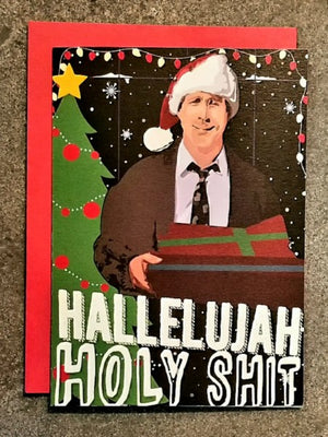 Clark Griswold - Hallelujah Holy Shit Greeting Card - Sweets and Geeks