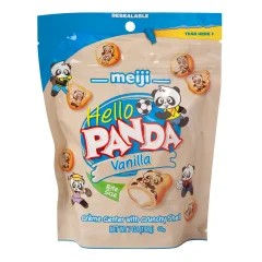 Hello Panda Large Stand Up Pouch - Vanilla - Sweets and Geeks