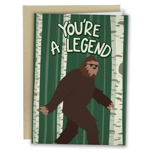 You're A Legend Greeting Card - Sweets and Geeks