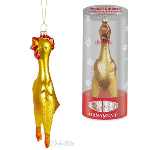 RUBBER CHICKEN ORNAMENT - Sweets and Geeks