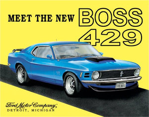MUSTANG BOSS Tin Sign - Sweets and Geeks