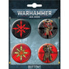 Warhammer 40K Button Set 1 - Sweets and Geeks