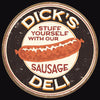 Moore - Dick's Sausage Tin Sign - Sweets and Geeks