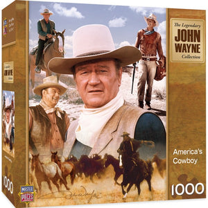 America's Cowboy 1000pc Puzzle - Sweets and Geeks