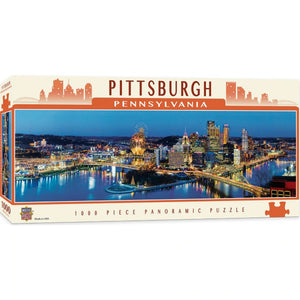 Pittsburgh 1000pc Panoramic Puzzle - Sweets and Geeks