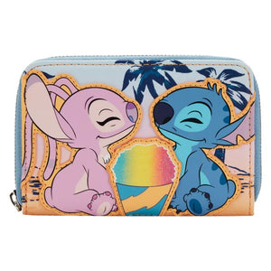 Lilo & Stitch Angel and Stitch Snow Cone Date Zip Around Wallet - Sweets and Geeks
