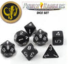 Power Rangers RPG: Game Dice Set - Black (7+coin) - Sweets and Geeks