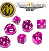Power Rangers RPG: Game Dice Set - Pink (7+coin) - Sweets and Geeks