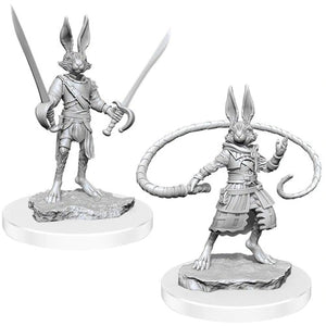 Dungeons & Dragons Nolzur`s Marvelous Unpainted Miniatures: W17 Harengon Rogues - Sweets and Geeks