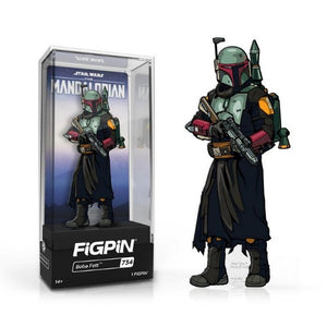 Star Wars: The Mandalorian - Boba Fett FiGPiN 3-Inch Enamel Pin - Sweets and Geeks