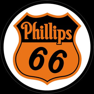 Phillips 66 Shield Tin Sign - Sweets and Geeks