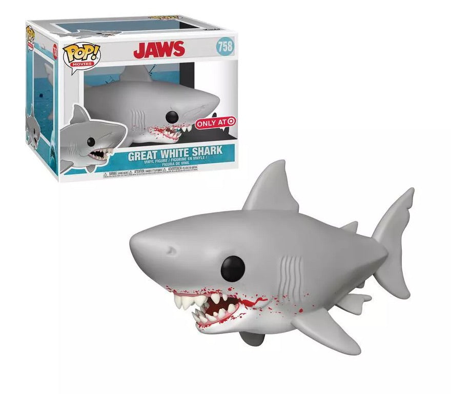 Funko Jaws Shark 758 POPジョーズ 海外品鮫サメフィギュア Funko POP! Movies: Jaws - Great White Shark (Bloody) Target