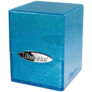 Ultra Pro Satin Cube Glitter Blue - Sweets and Geeks