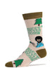 Painting Bob Ross- Unisex Crew Socks - Sweets and Geeks