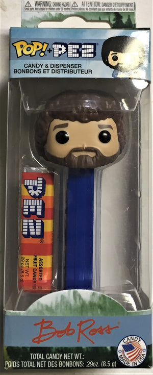 Funko Pop Pez: Bob Ross (Dark Blue Stem) - Sweets and Geeks