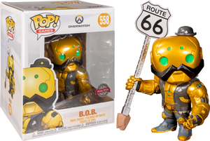 Funko POP! Games: Overwatch - B.O.B. (Walmart Exclusive) #558 - Sweets and Geeks