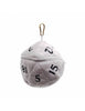 White D20 Plush Dice Bag for Dungeons & Dragons - Sweets and Geeks