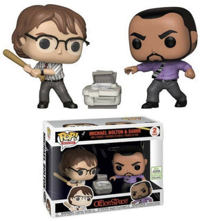 Funko Pop Movies: Office Space - Michael Bolton & Samir (2 Pack) (Spring Convention) - Sweets and Geeks