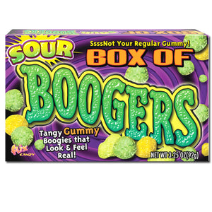 GUMMY BOX OF SOUR BOOGERS THEATER BOX - Sweets and Geeks